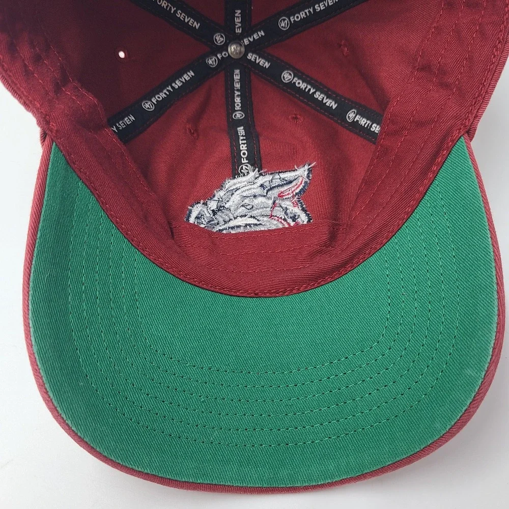 Lehigh Valley IronPigs Hat Fitted M 47 Brand Franchise Red MiLB Baseball Men